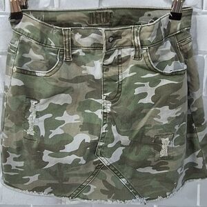 Justice camo skirt skort girls size 12
